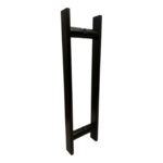 Puxador Porta De Vidro Puxador H Resistente 30cm Entre Furos