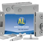 Kit 01 Porta Simples Pivotante Branco