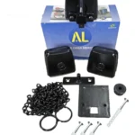 Kit 06 Basculante com Corrente de Ferro Preto
