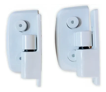 Dobradiça para Box de Abrir Branco, o Par