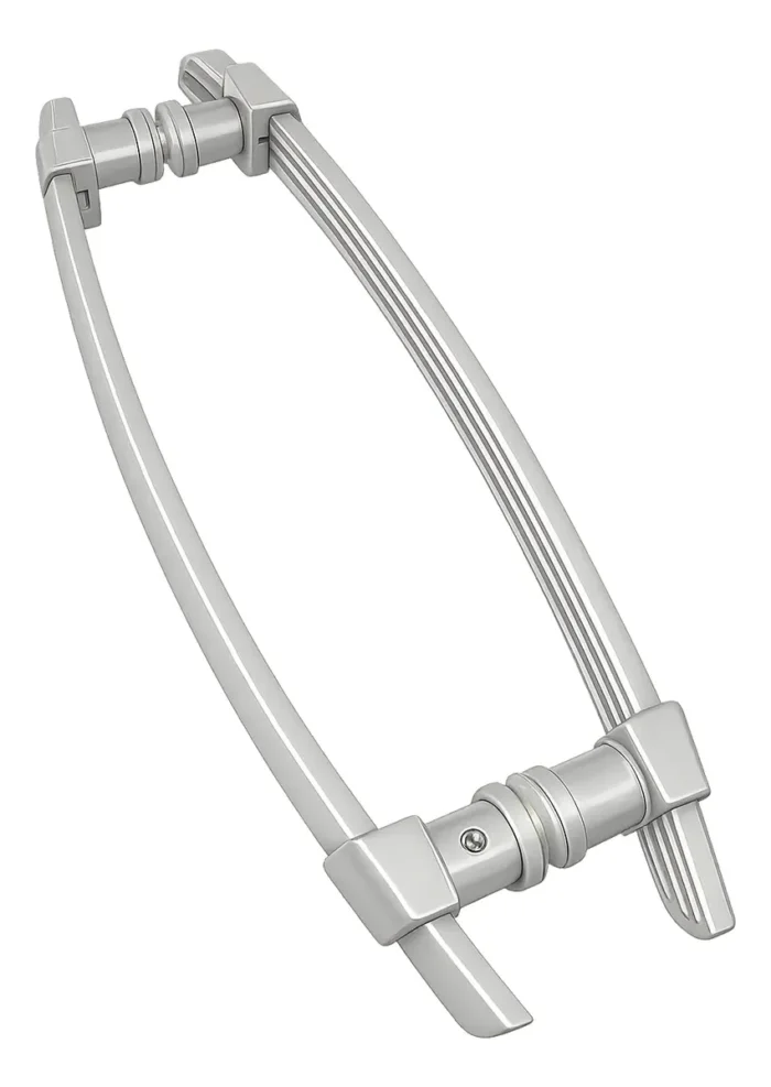 Puxador de Polímero Arco Tipo H 400 x 300 mm Branco