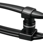 Puxador de Polímero Arco Tipo H 400 x 300 mm Preto