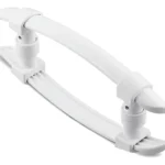 Puxador Arco 400 x 300 mm Branco com Porca Calota