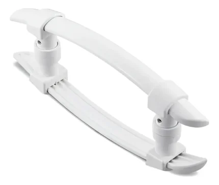 Puxador Arco 400 x 300 mm Branco com Porca Calota