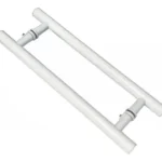 Puxador AL 400 x 300 mm Alumínio Tubular Branco