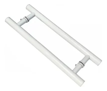 Puxador AL 400 x 300 mm Alumínio Tubular Preto