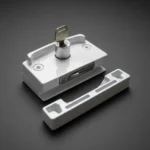 Kit 10 VSM Porta de Correr Vidro/Alvenaria Modelo Cadeirinha Branco